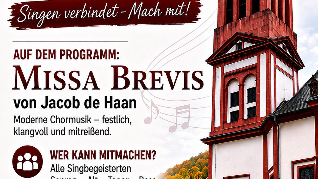 26 Wallhausen Projektchor Kirmes Plakat