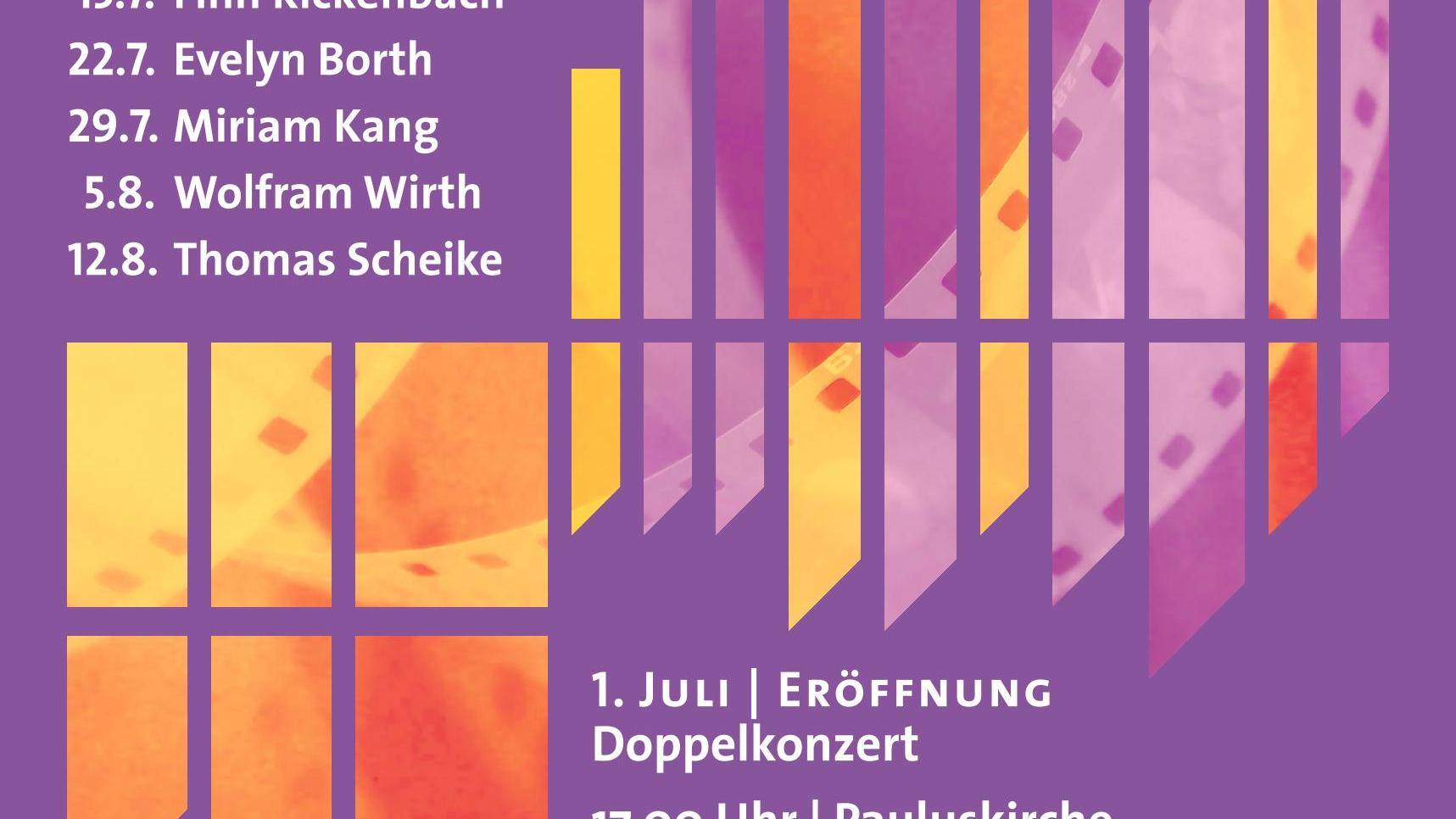 Plakat Mittwochsmusiken 2026