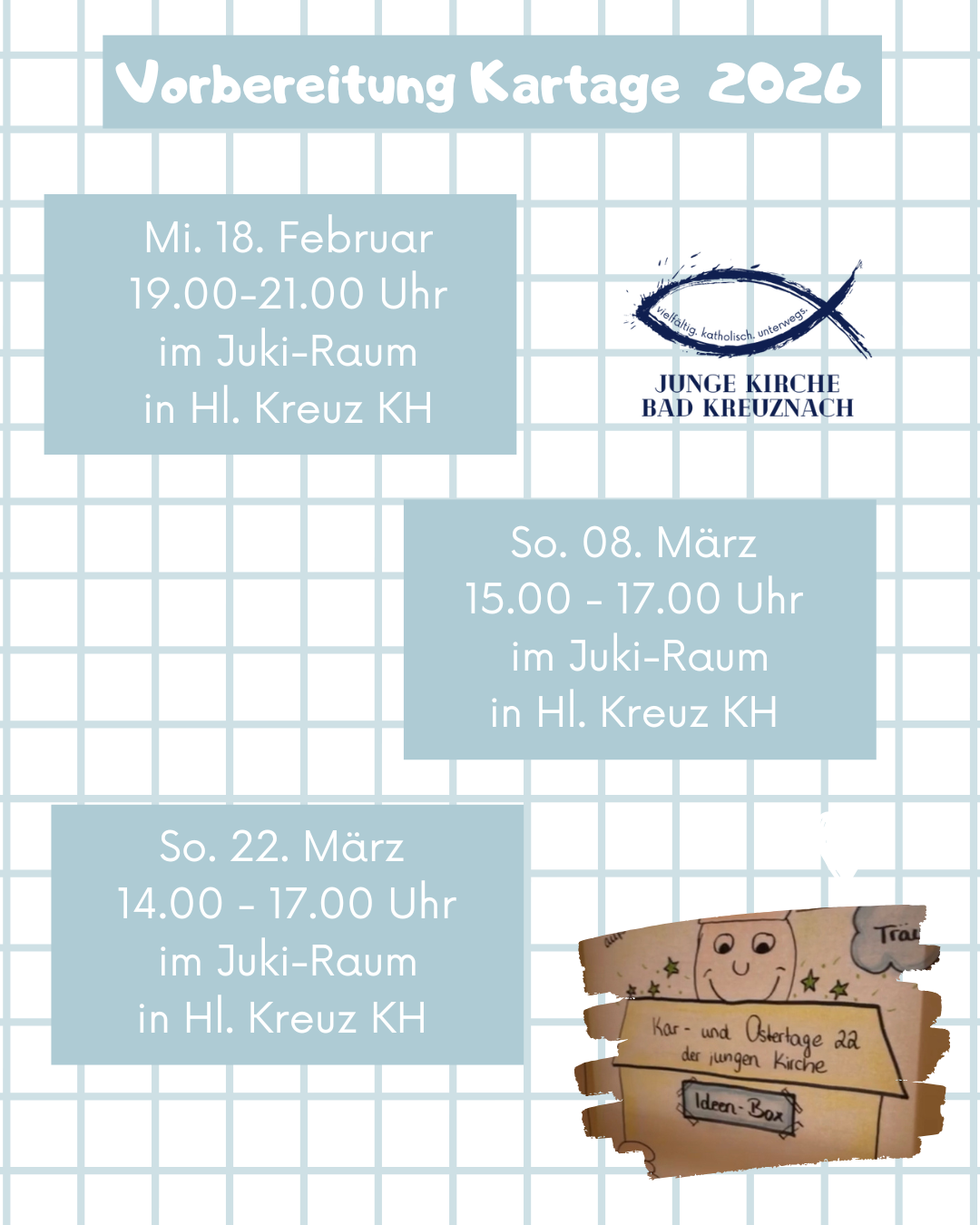 Vorbereitung Kartage 2026